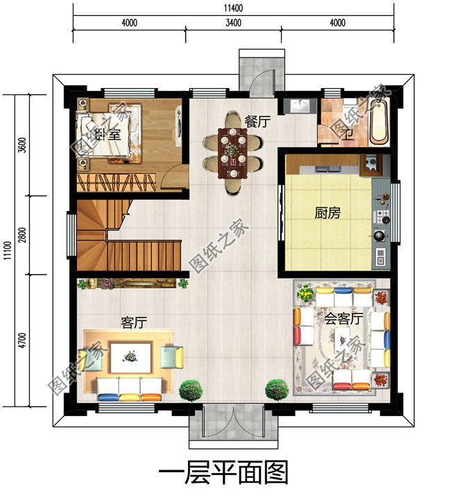 |新中式风格建筑外观效果图，传统与现代的融合，体会中式建筑的美