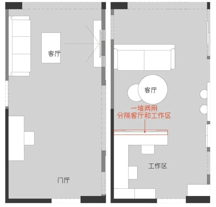 设计师|58m2小户型改造出一个后花园外加一个双人办公区你敢相信吗！内附超详细改造干货