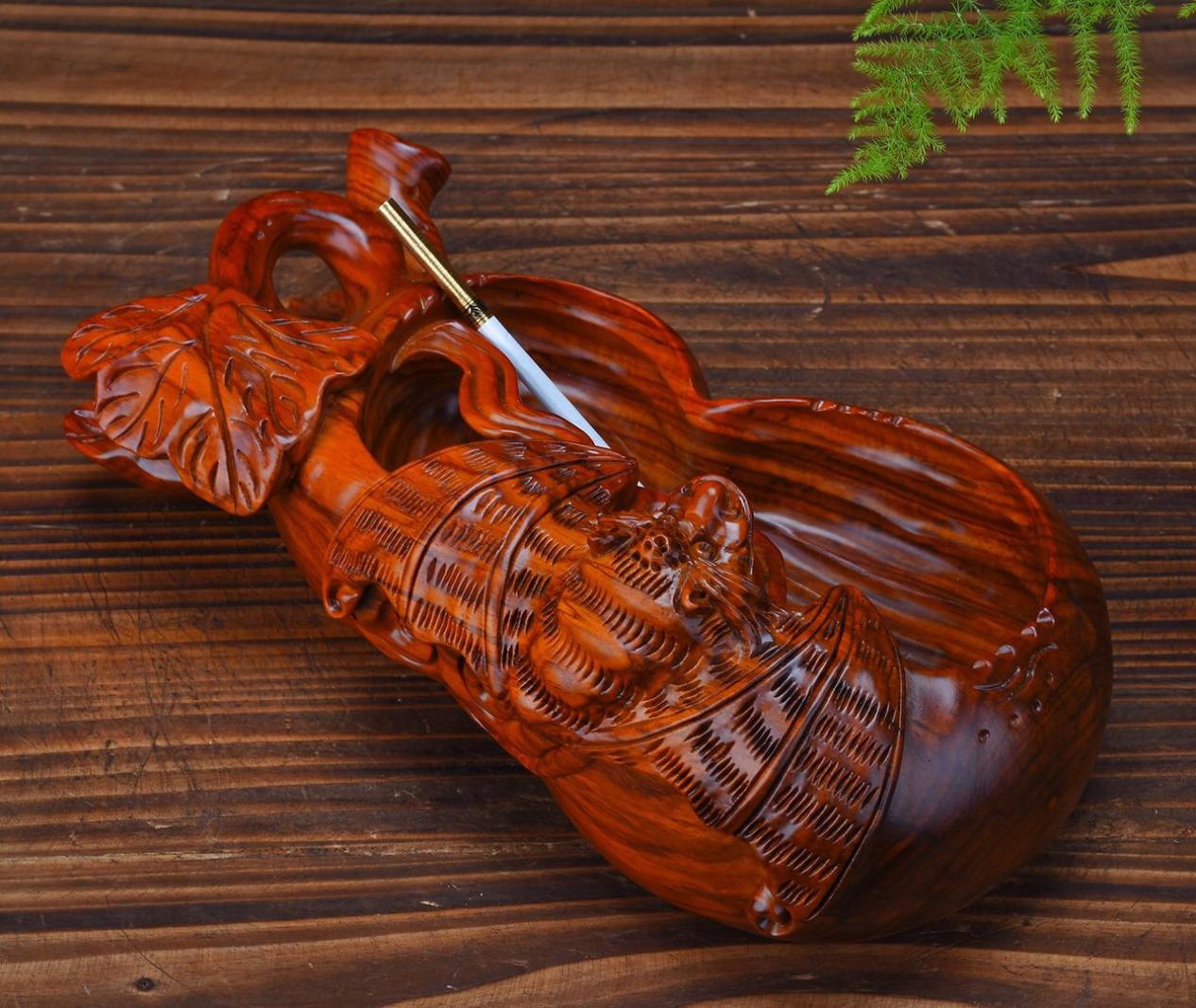 『檀香』既能收藏摆设又能养生冶病,“药材”型木雕渐成风尚