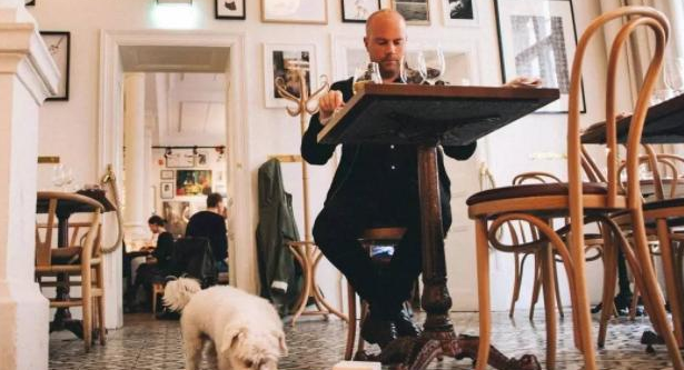 我乐意跟宠物狗共进餐厅，但是目前阶段我反对宠物狗进入餐厅。