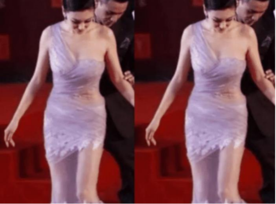 张雨绮@张雨绮也有如此尴尬的时候, 好像缠了一身保鲜膜, 腿都迈不开