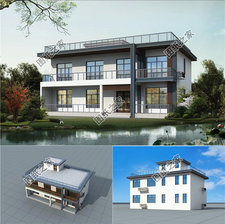 |百看不厌的二层现代风格别墅，农村建房新篇章，见证不一样的美