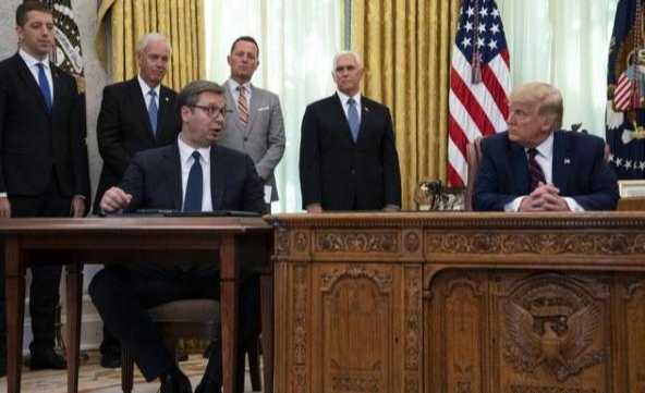 5G|武契奇表态从未放弃华为5G，特朗普见证下协议恐成一张废纸