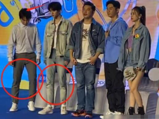 #奔跑吧兄弟#蔡徐坤真实身高是多少？看看他与跑男家族的合影，182确实没做假