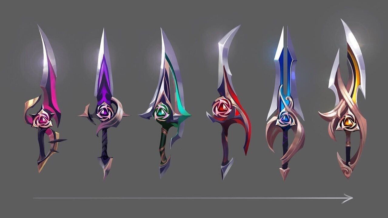 预告|LOL发布“六把刀”皮肤预告！这六把武器，分别代表了哪六个英雄？