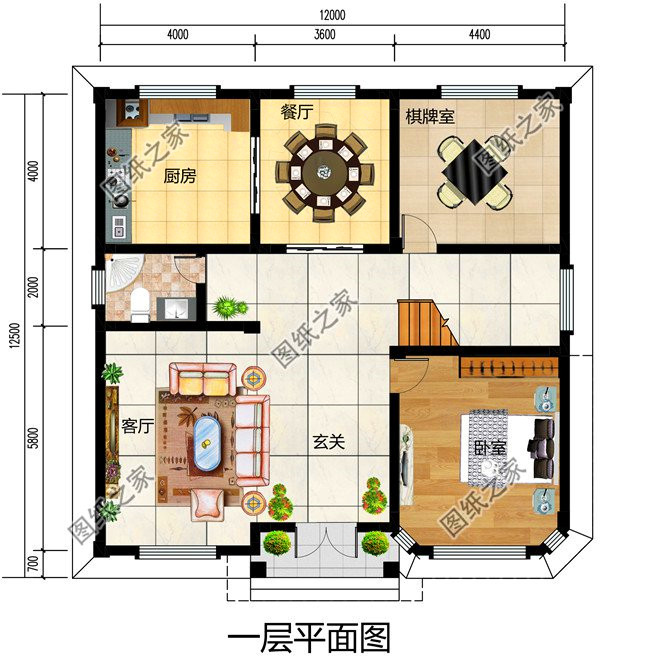 |新款二层小别墅设计图，欧式风格，第三款非常的受欢迎
