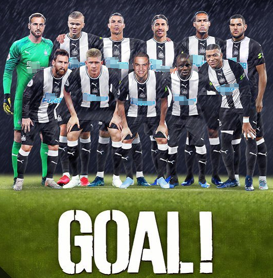 曼城▲比曼城富11倍！纽克斯尔未来阵容是什么样，外媒和球迷们玩嗨了