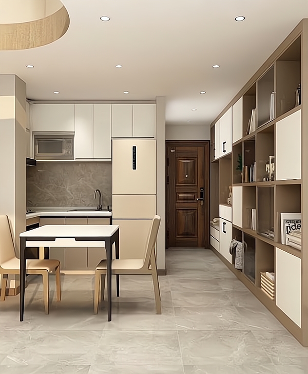 |33㎡小户型公寓装修，时尚大气，给你一个不一样的视界