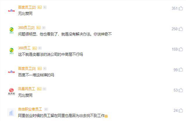 「周鸿祎」周鸿祎：能力差的往往会成为公司的高管，背后的逻辑一般人看不懂