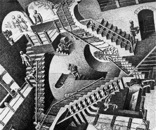 |“鬼打墙”的原理究竟是什么？最好的解释是英国数学家的一幅画