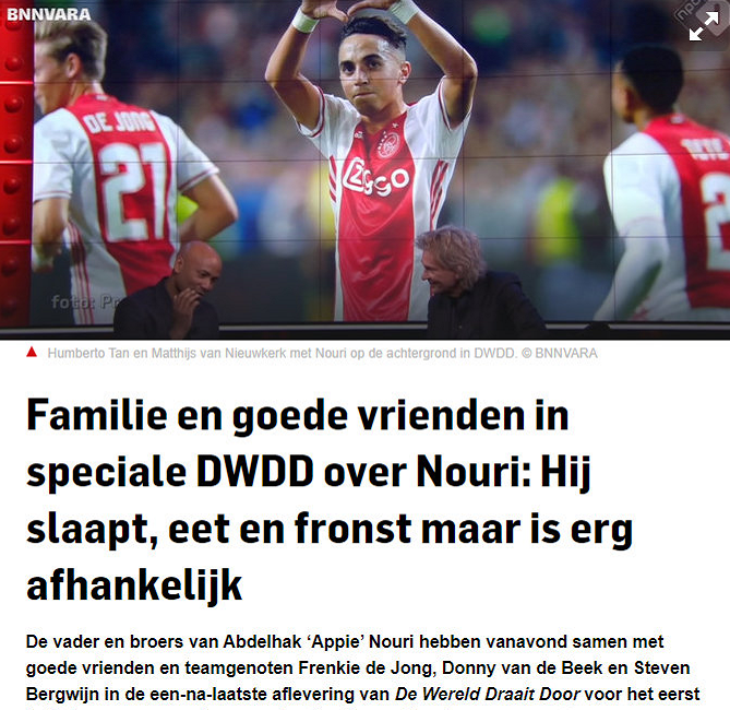 阿贾克斯：奇迹！阿贾克斯新星昏迷2年9个月后苏醒，对阵不莱梅时心脏骤停