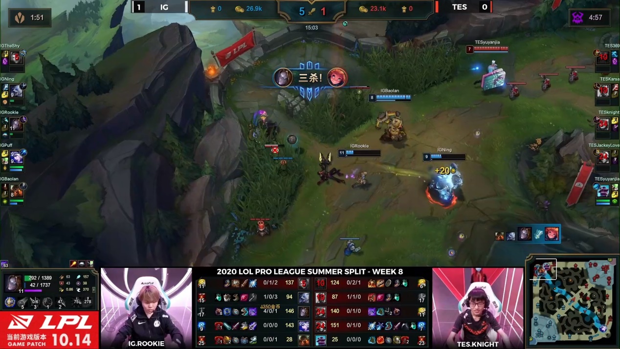 jkl|IG获胜宝蓝立大功！JKL最后一波突然暴毙，连左手的杀人书都救不了