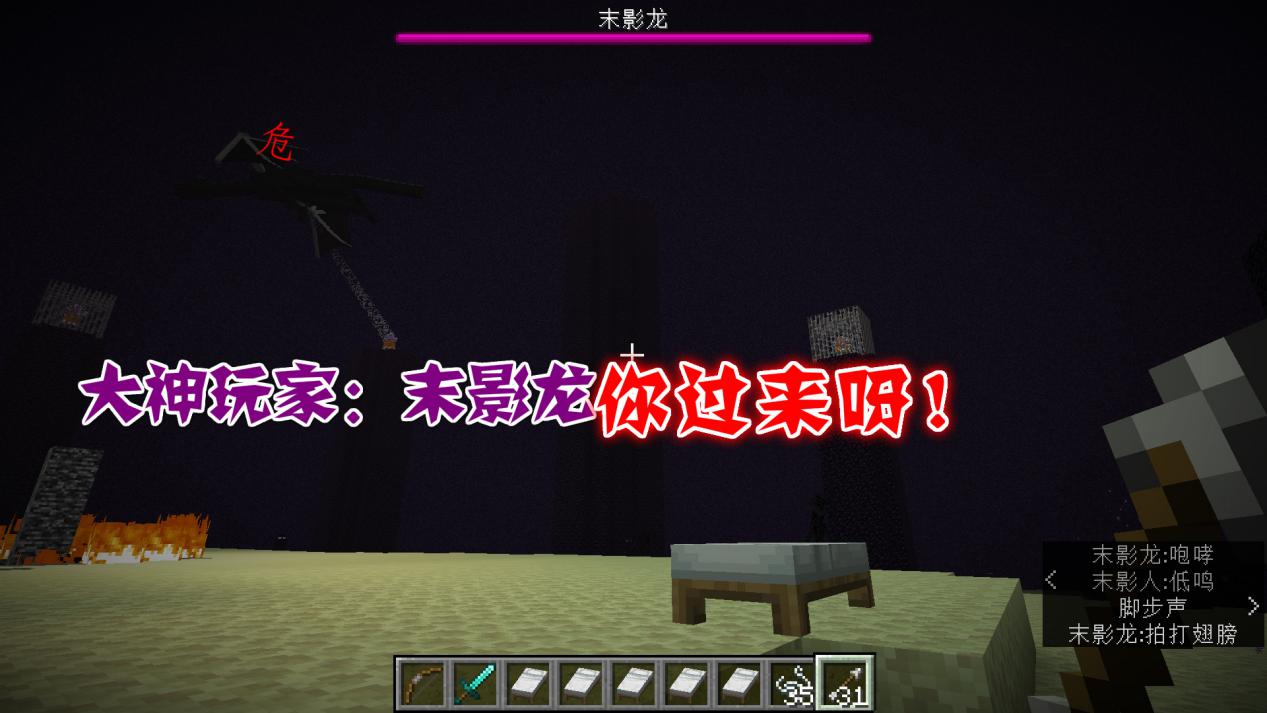 『我的世界』我的世界：当不同玩家挑战末影龙！你是哪一种？