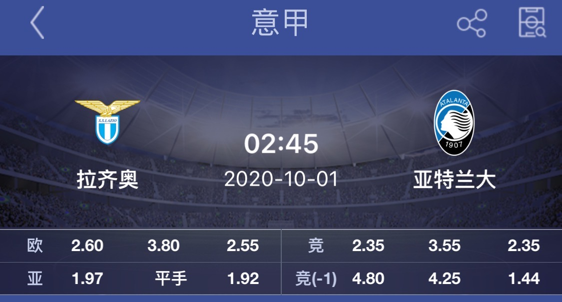 拉齐奥|今日足球：昨文三场全收！今日继续三场个人初盘看好，以临场为重心！