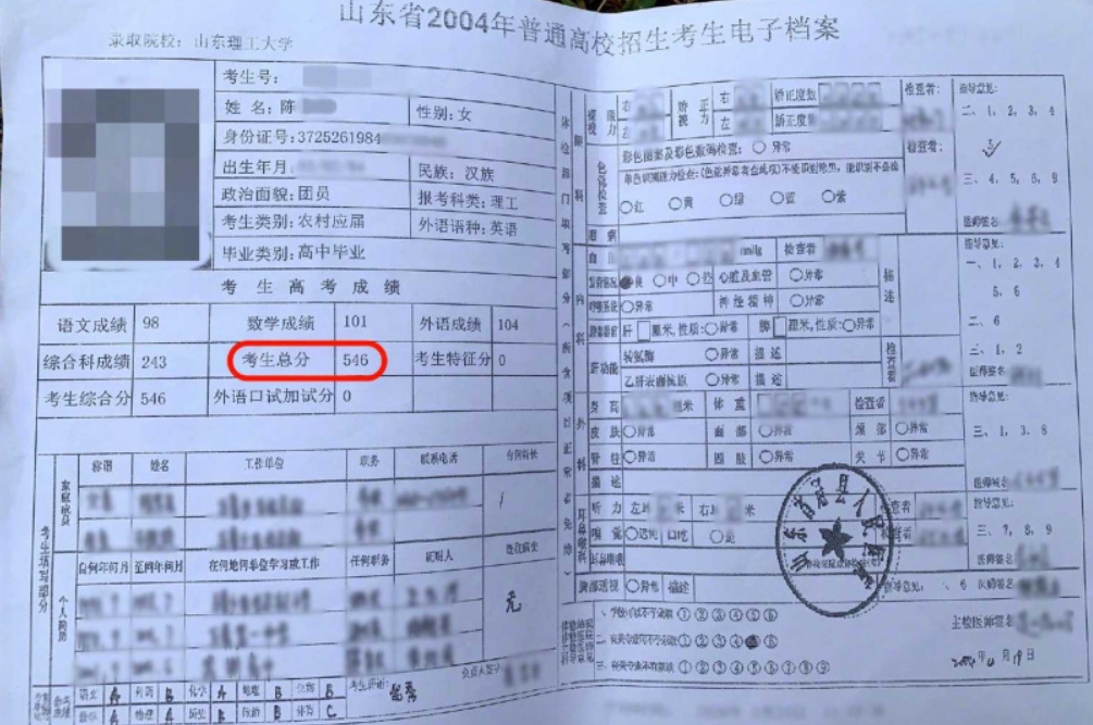 #山东省#山东女子被顶替上大学，冒名者花2千元买走她的人生，处理结果来了