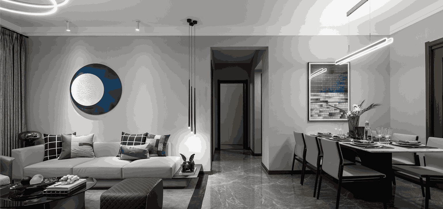 |客餐厅一体化装修设计，看这些就能了！