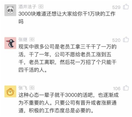 【职场故事】员工：工资3000就干3000的事，领导：功利心太强，众人：很对