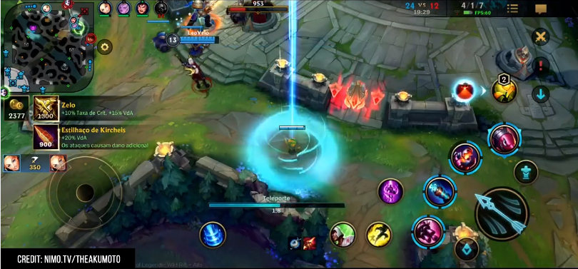 「手机游戏」英雄联盟手游正式开启封测，走A简单，打野玩家美滋滋