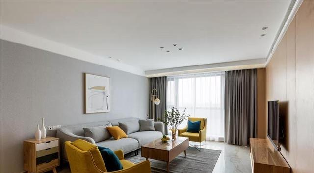 |9万搞定122㎡原木三居,不吊顶不做造型,效果依然很高级!