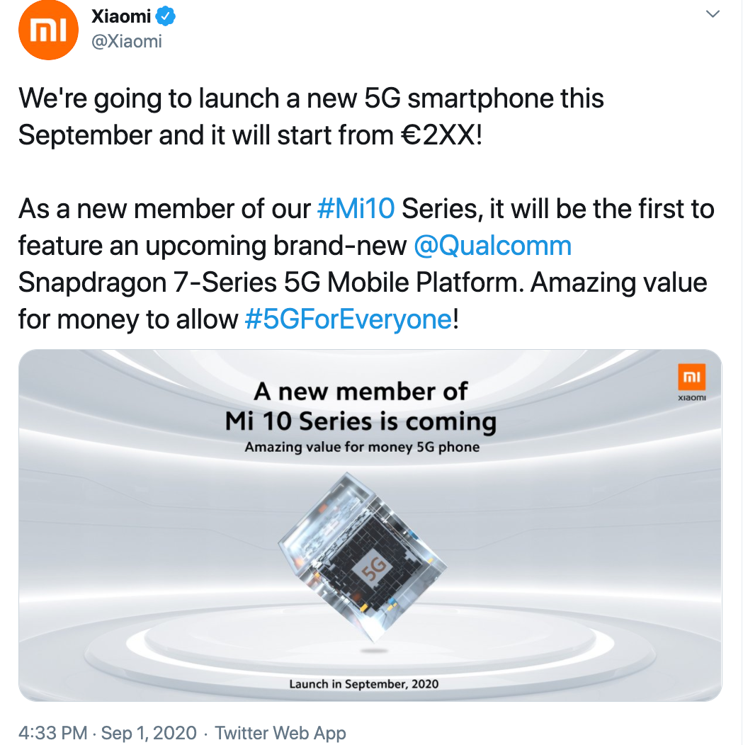 小米科技|小米10TPro来了 最便宜865+144hz+108MP?