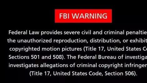 「」每一部电影都有的片头警告,有多少网友粉丝都看到过,却不知道它的意思?