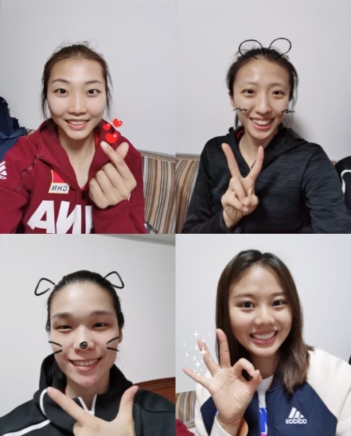 [龚翔宇]龚翔宇生日更新微博，女排队友出镜：又一个新组合诞生！