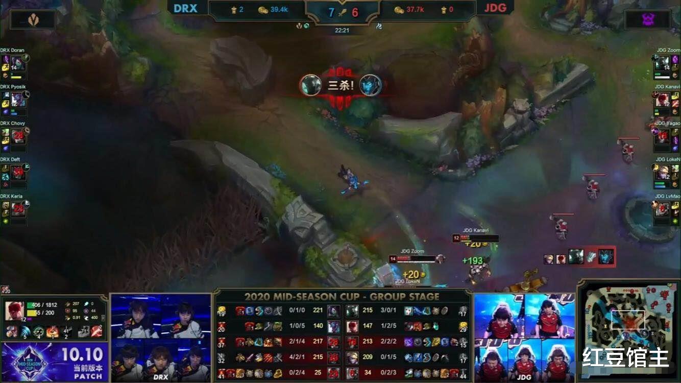 jdg▲JDG成功晋级要感谢Theshy！Kanavi直接亮IG标，FPX却开始慌了！