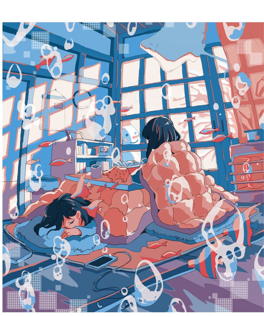 「」突破次元壁系列,与大海交融的现实生活