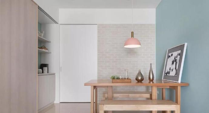 「」112平北欧风三居室，小清新的配色让人一眼就爱上了，好喜欢！