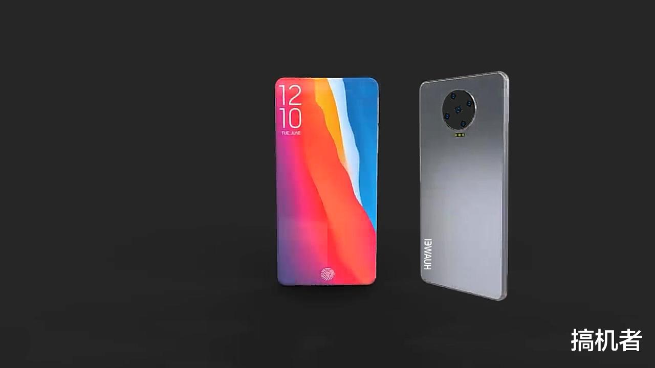 「瀑布屏」华为Mate40Pro概念图：鸿蒙系统+滚筒5镜头，大胆的砍掉瀑布屏