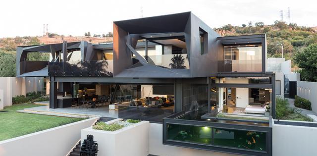 ##科技感效果别墅设计,轻钢水泥也能美的惊艳,大家看看什么水平