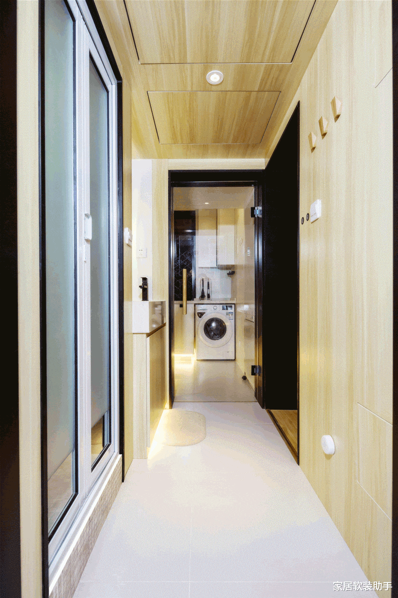 『』刚完工的35㎡小公寓,储物空间充足又功能强大,巧妙极了,晒晒!