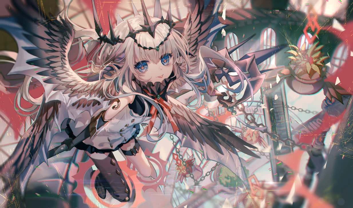 「」盘点画师八里的别具一格的构图插画分享