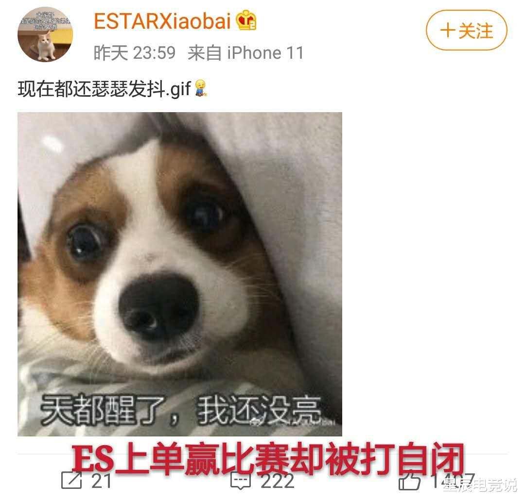 「theshy」ES击败IG，上单xiaobai却一夜没睡，和Theshy对线压力有多大？