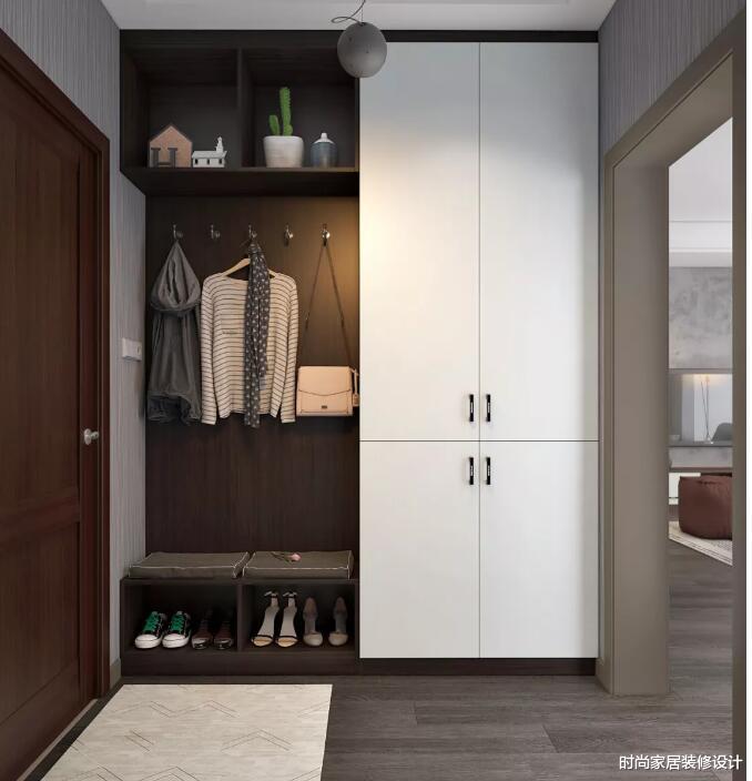|玄关鞋柜就该这样装,一个柜子比储物间还能装,邻居看了都羡慕!