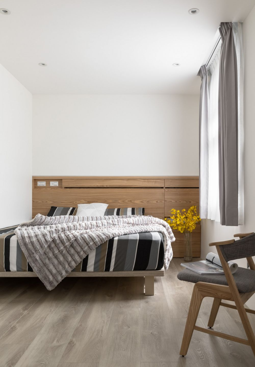 |次卧只有8㎡，设计师建议这样设计，该有都能有，而且还不拥挤！