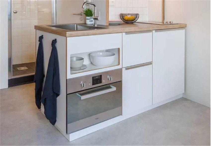 |外国15㎡窄公寓，储物空间多还放下双人床，厨卫也能共用？