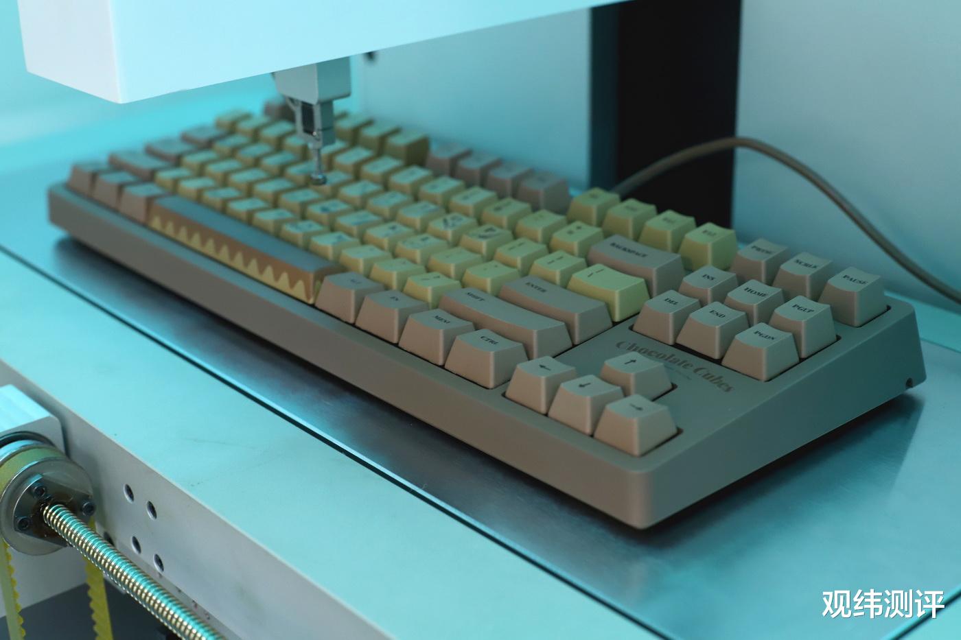 科大讯飞|巧克力薄荷轴什么味道，黑爵巧克力机械键盘87大键测试