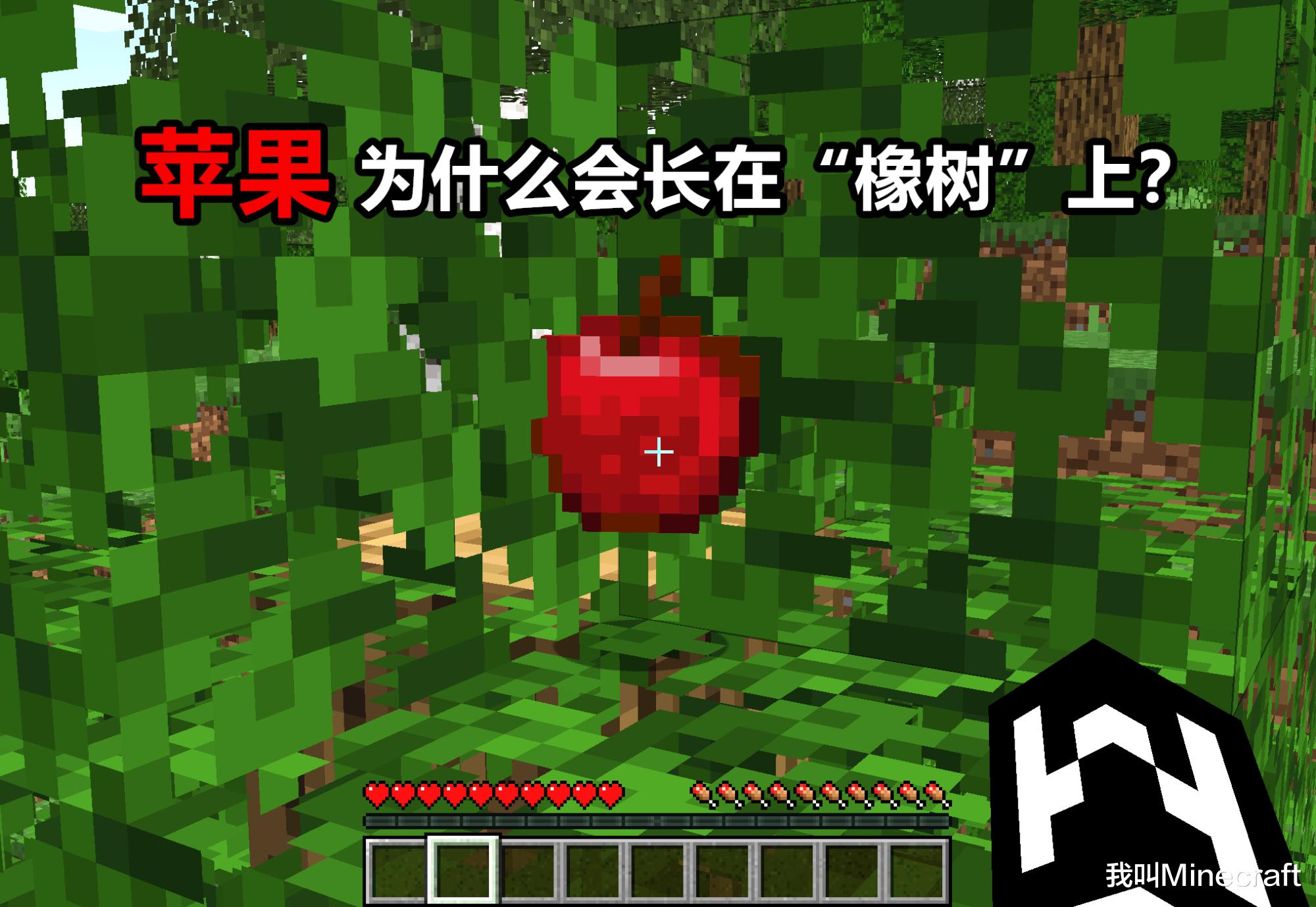 我的世界|mc版十万个为什么：《我的世界》为什么苹果会长在“橡树”上？