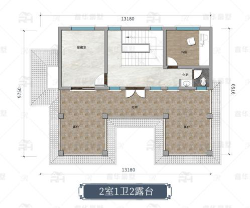 【】占地136m2的简约新中式别墅，好看实用，建好后全家都喜欢！