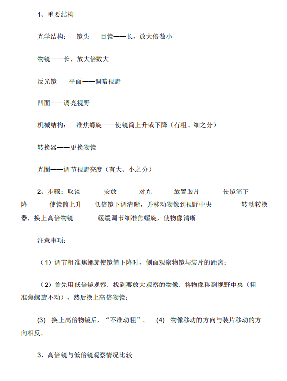 |【新教材精编】高中生物：知识点总结（完整版）没整理的速收重点