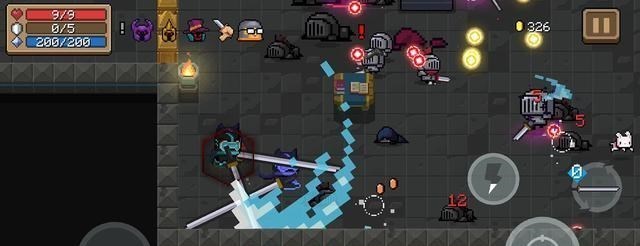 元气骑士@元气骑士：玩家发现40米长刀的隐藏功能，还能测出所有角色的身高