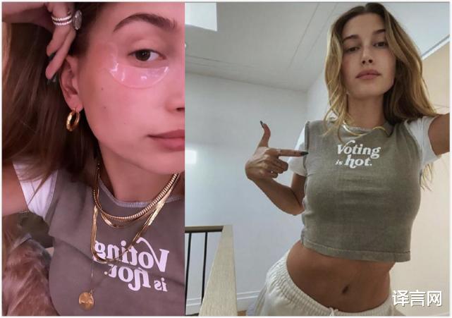 贾斯汀·比伯|贾斯汀·比伯洞洞鞋90分钟售罄，海莉开心晒敷面膜照，满屏水蛇腰