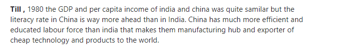 印度人問：印度比中國獨立的早，為何發展遠不及中國？各國網友解答-圖3
