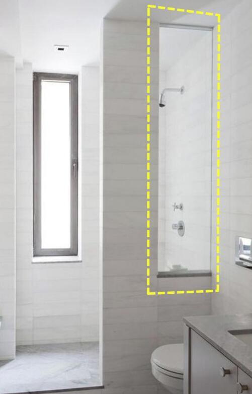 |这种做法太聪明,卫生间干湿分离留一半装玻璃,既能防水还透光