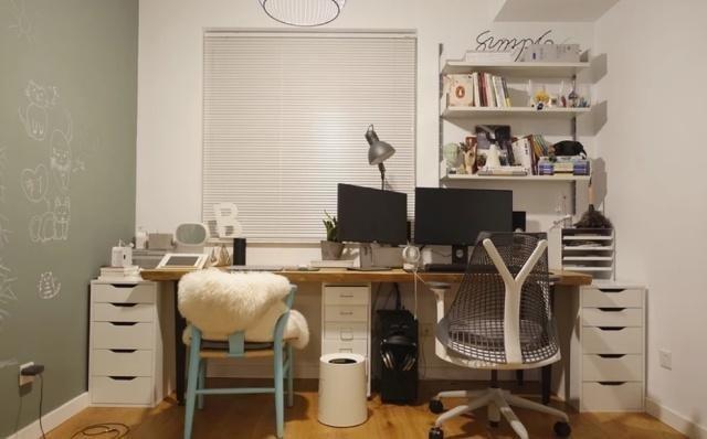 「」媳妇坚持在玄关做“柜中柜”，客厅不吊顶，完工后都夸实用！晒晒