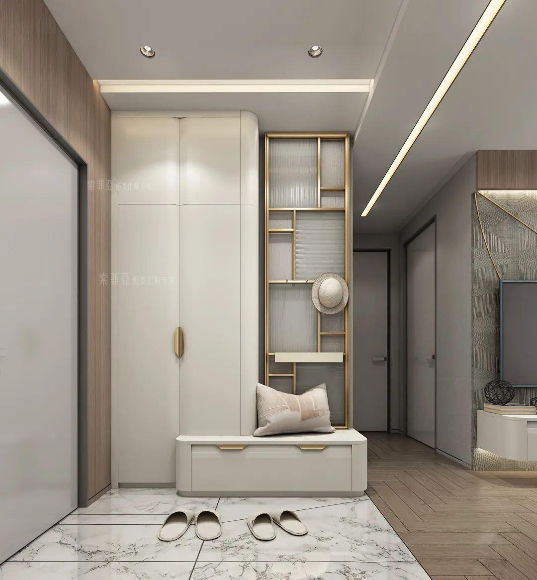 []装整墙柜体到底有多爽？光看鞋柜我就不淡定了……