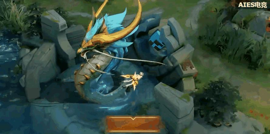 刘邦▲S19赛季战令皮肤特效预览，1级的刘邦没有东西，80级的阿轲很奈斯