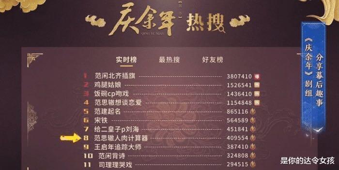 [宋轶]宋轶因与公司解约，无法参演《庆余年2》，其在《王牌》节目镜头被狂删