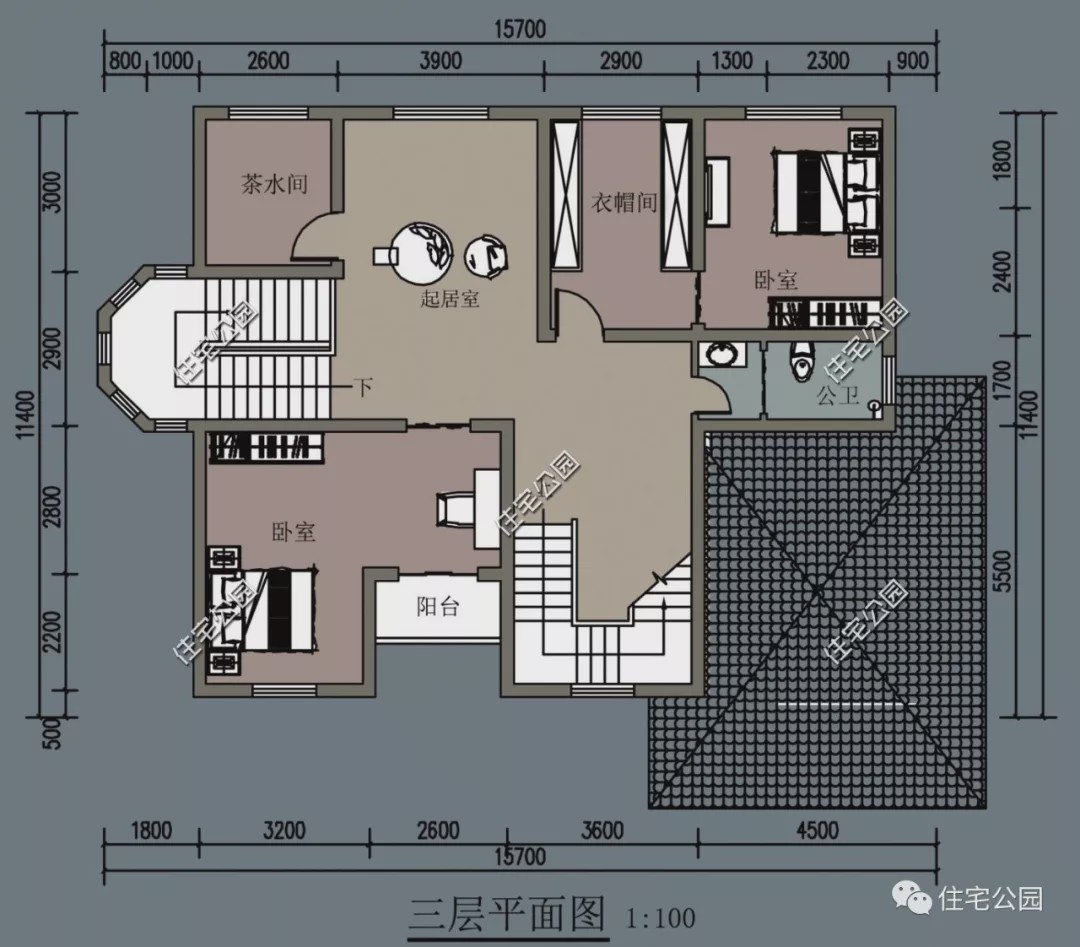 ：精选10套3层农村别墅户型图，哪套适合你家修建？
